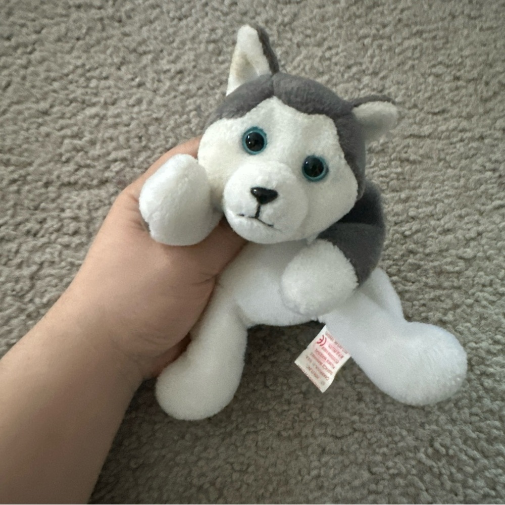 TY Beanie Baby - NANOOK the Husky (7.5 inch) dog plush 1996